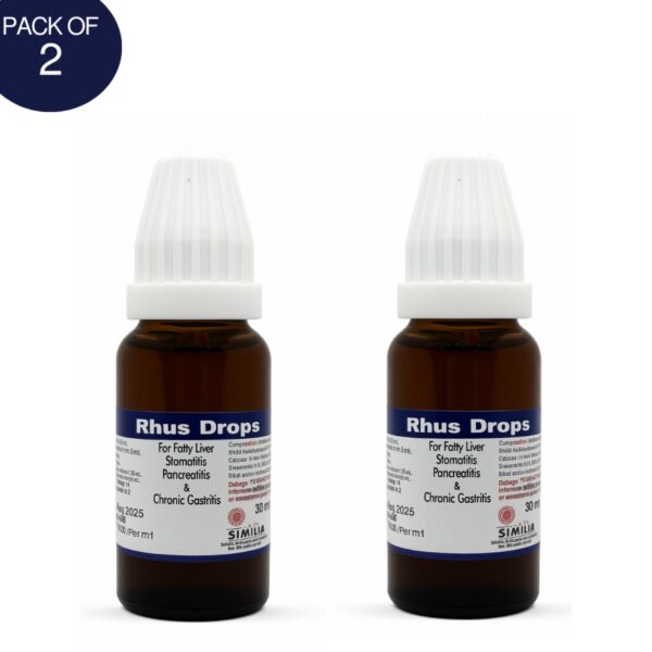 Rhus Drops - Pack of 2 (30ml x 2)